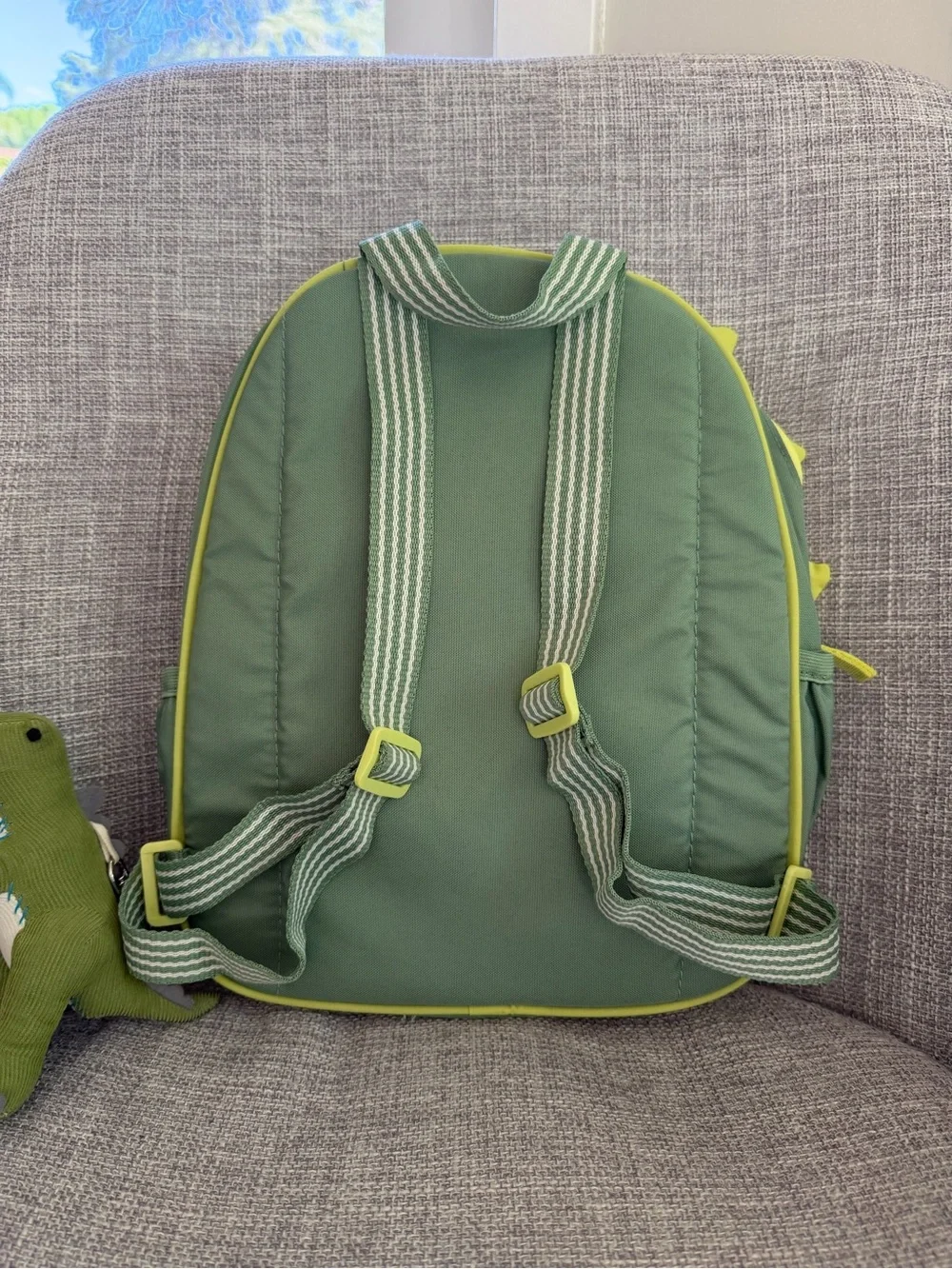 Pottery Barn Kids Dinosaur Backpack – Green T-Rex